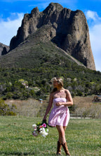 Pink Strapless Mini Dress