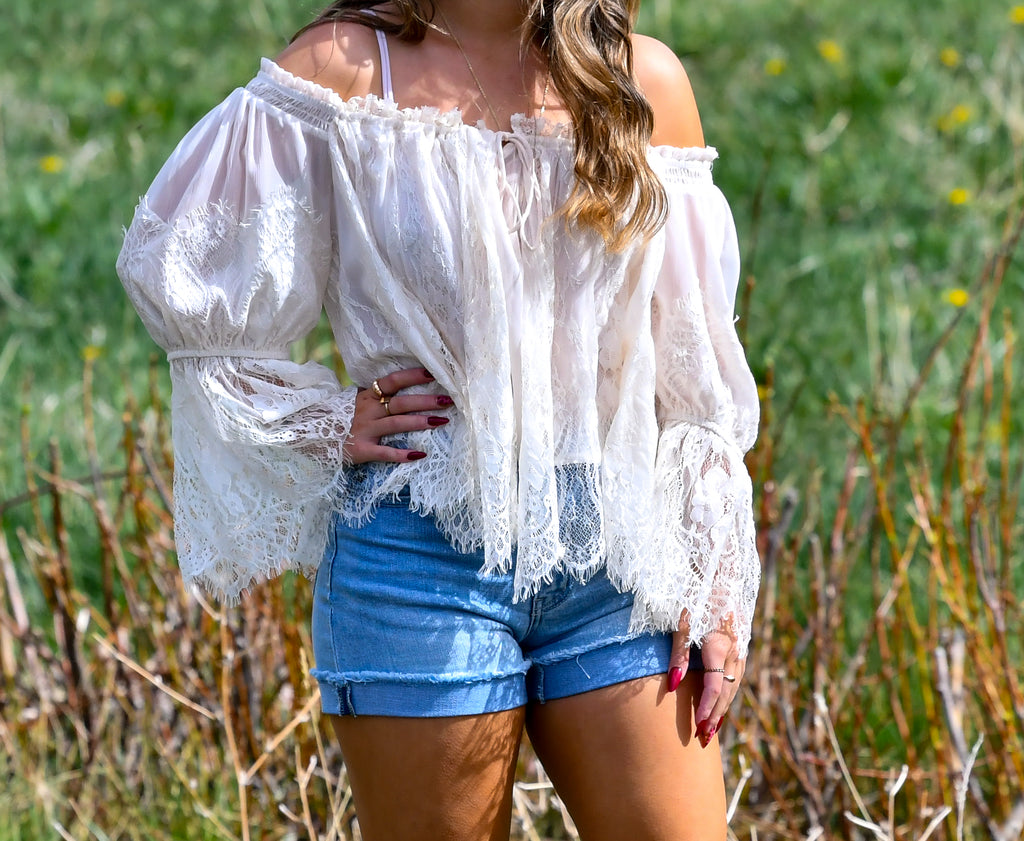 Light Single Fold Denim Shorts