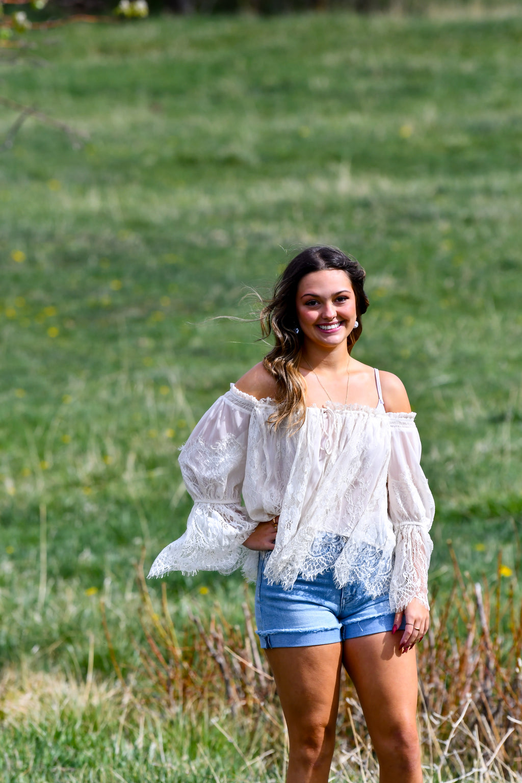 Ecru Lace Blouse
