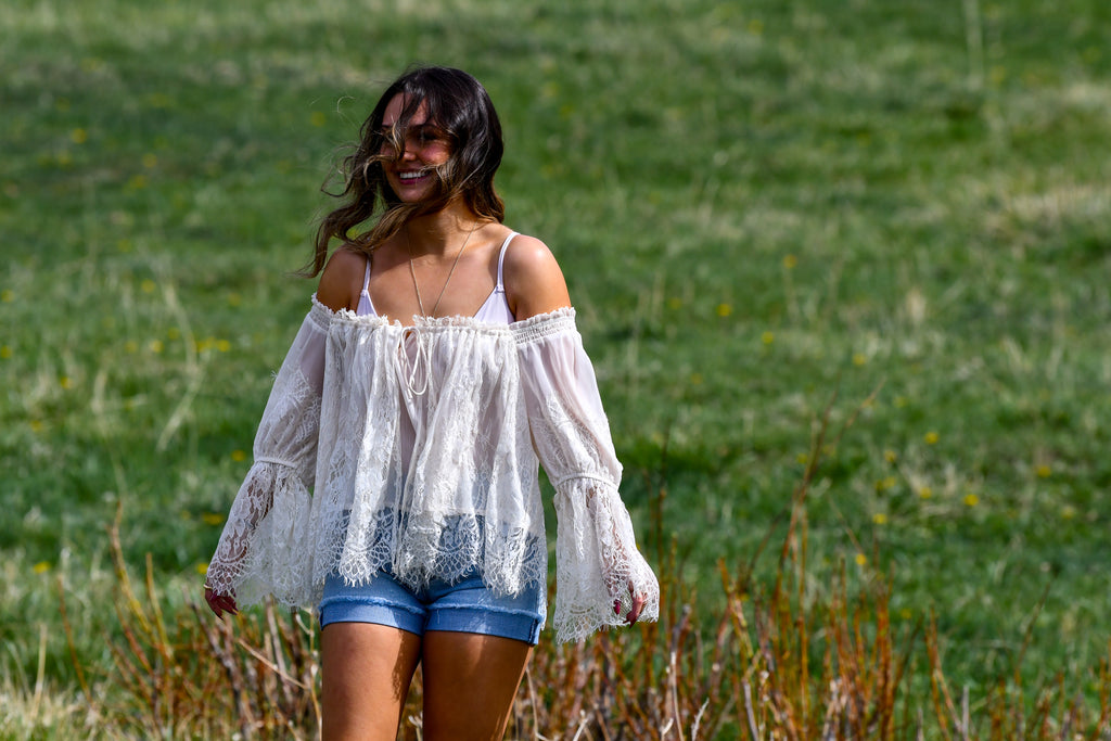 Ecru Lace Blouse
