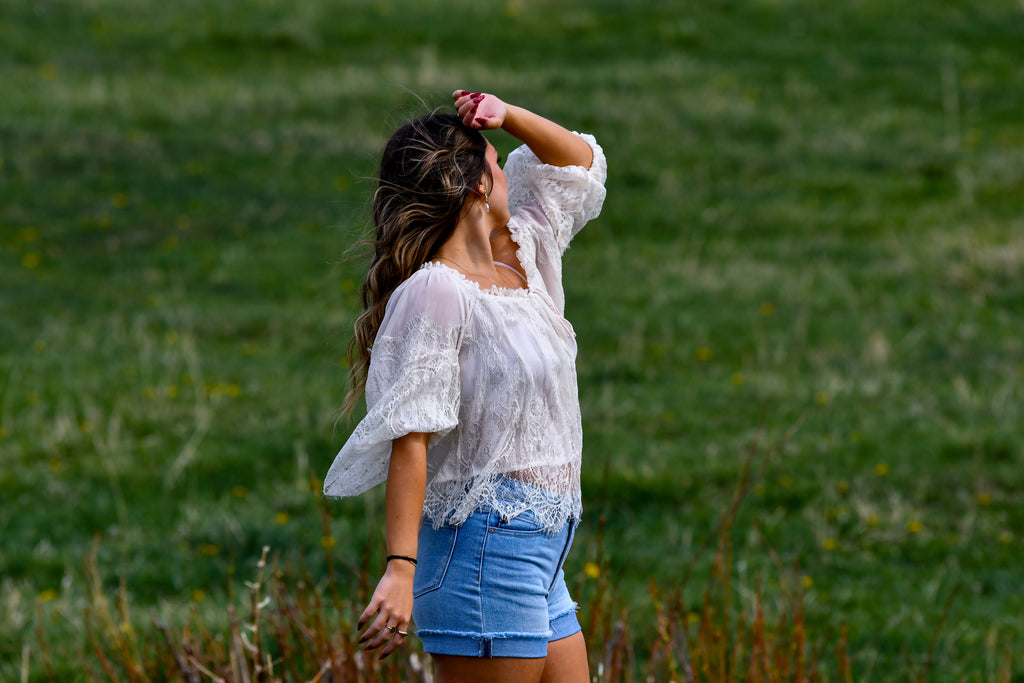 Ecru Lace Blouse