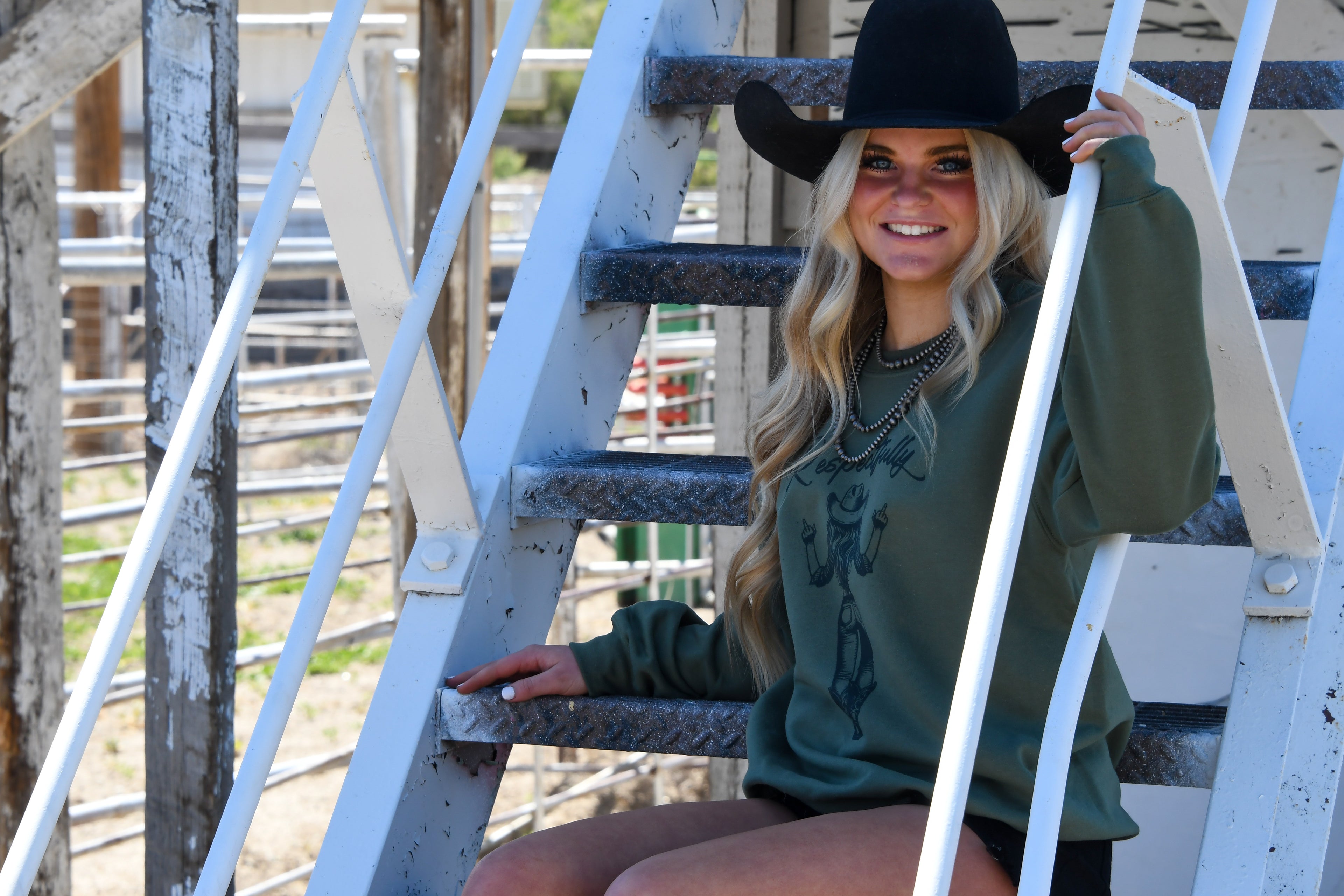 Green Respectfully Sweatshirt
