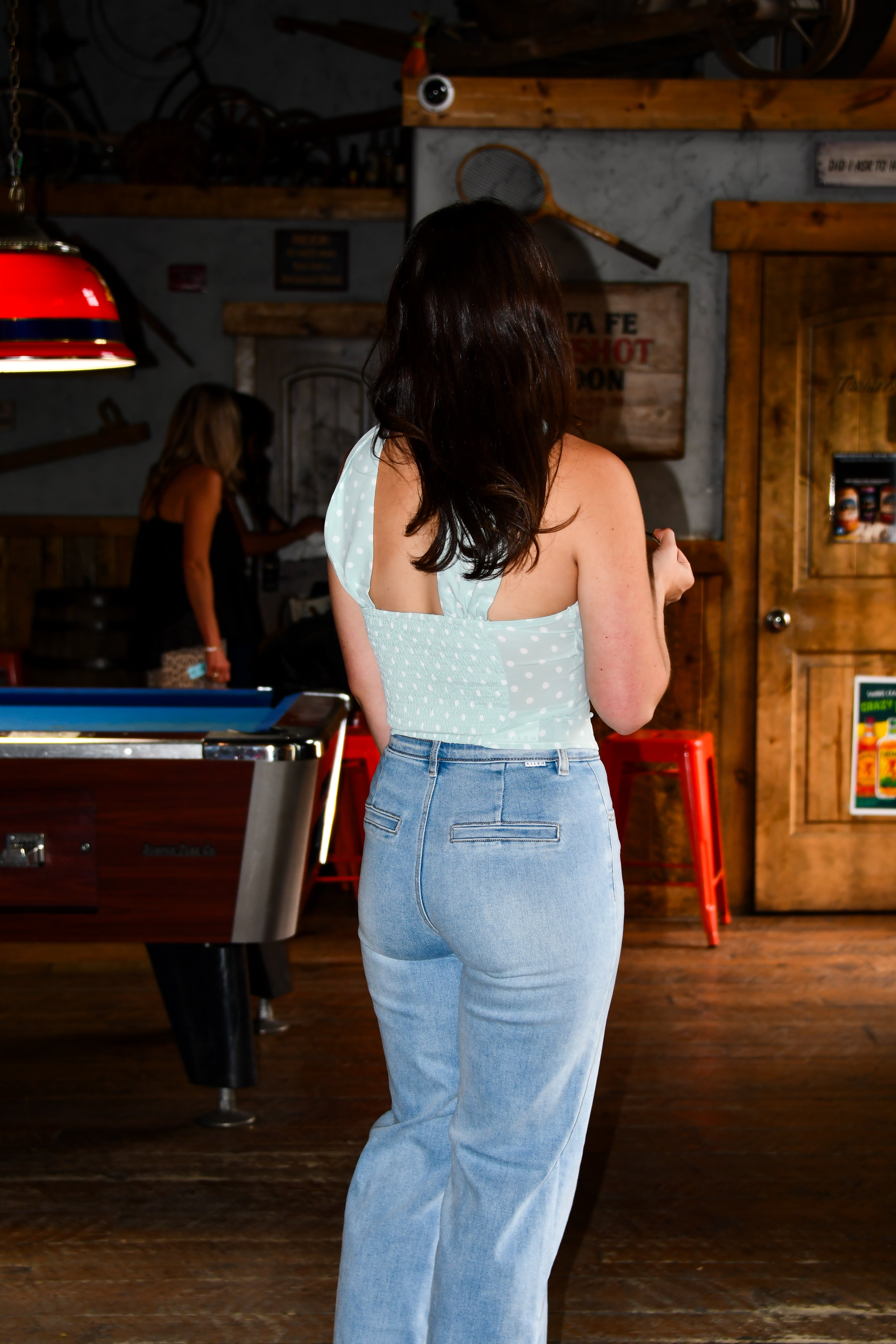 Light Double Waist Jeans