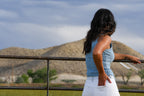 Blue Mineral Wash Tank Top