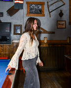 Butter Yellow Lace Blouse
