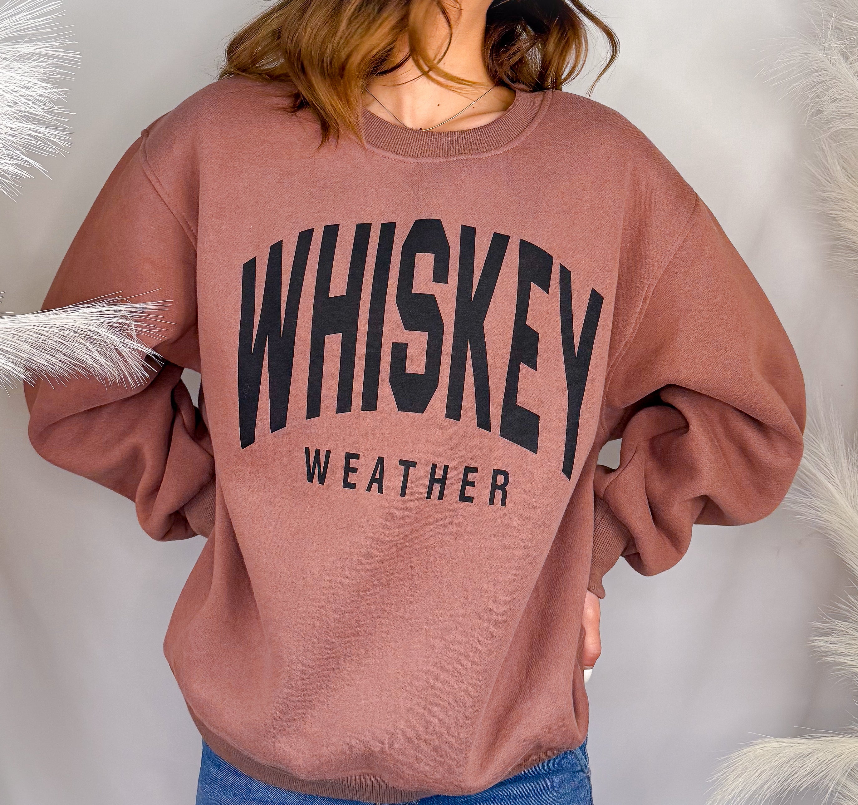 Brown Whiskey Weather Sweatshirt