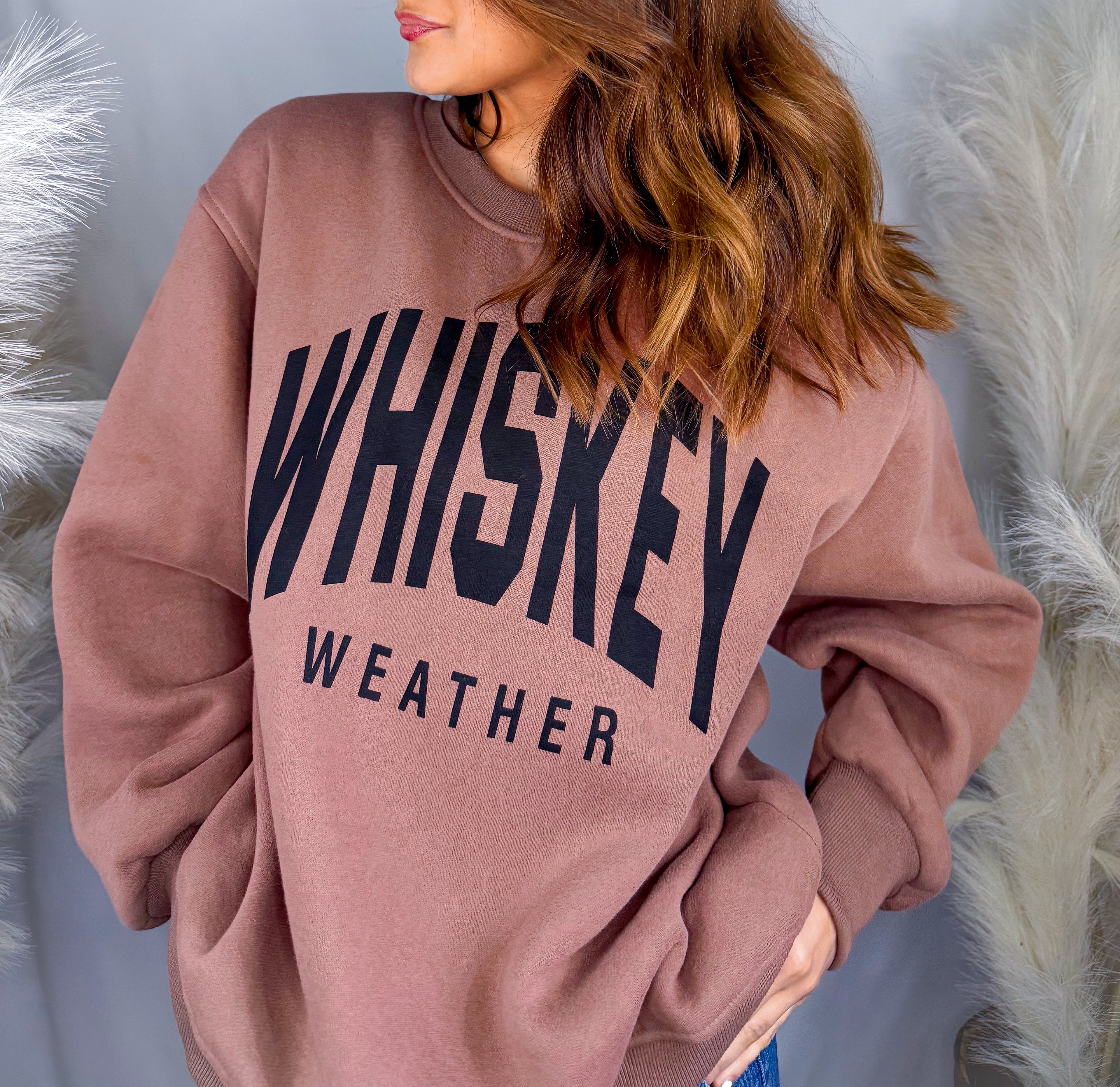 Brown Whiskey Weather Sweatshirt