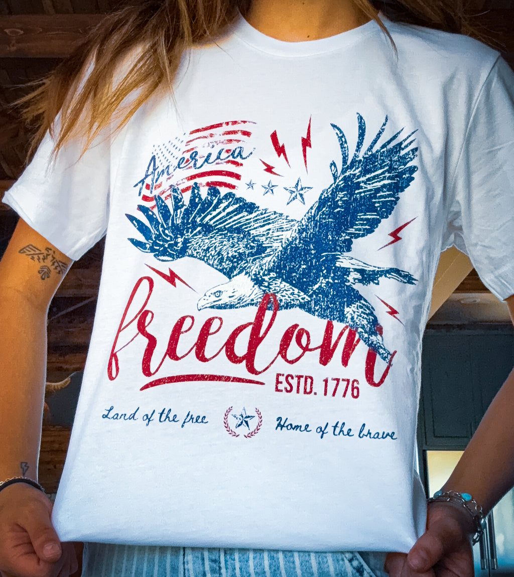 White America Graphic T-Shirt