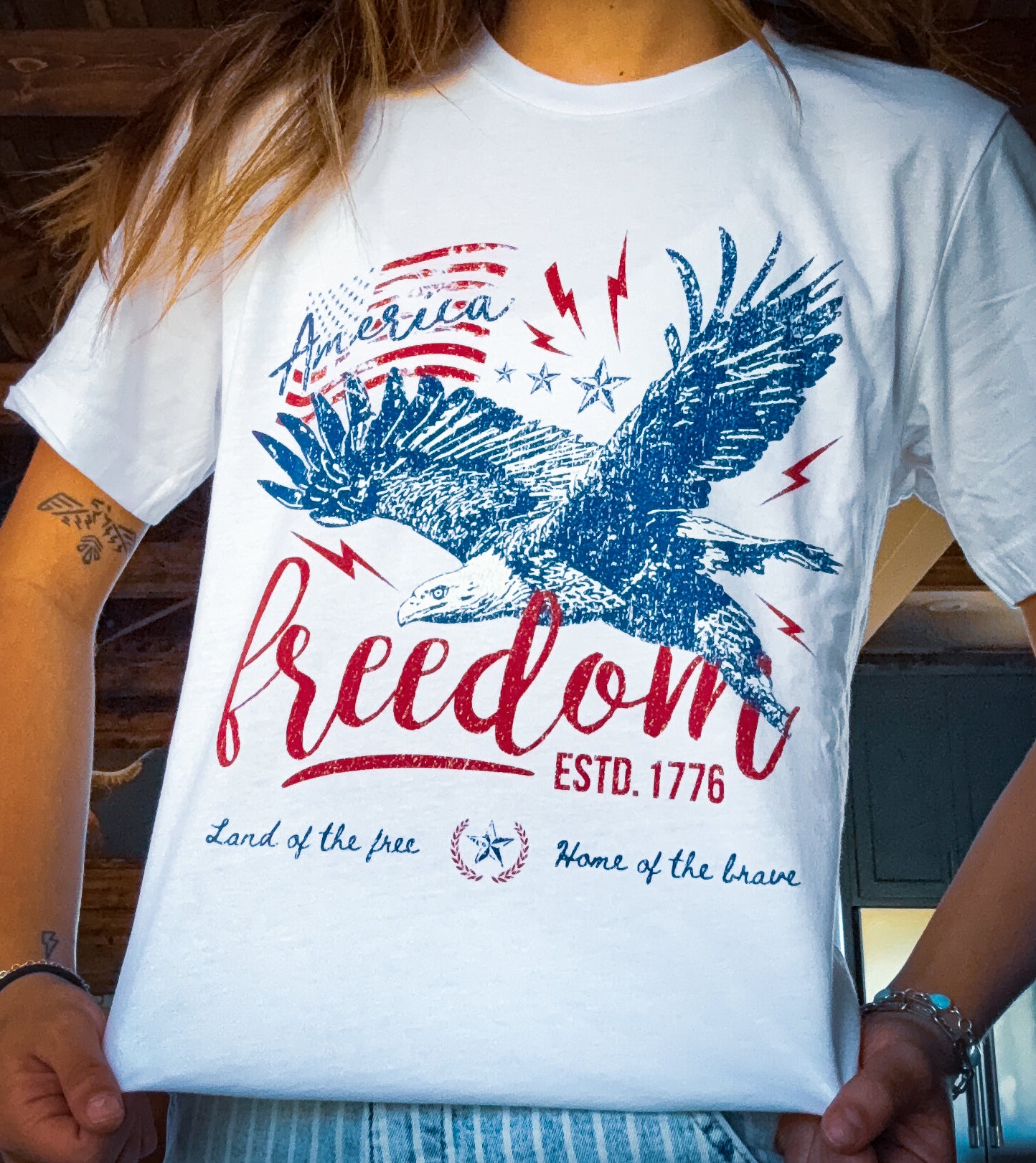 White America Graphic T-Shirt
