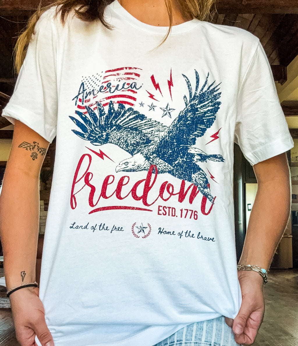 White America Graphic T-Shirt