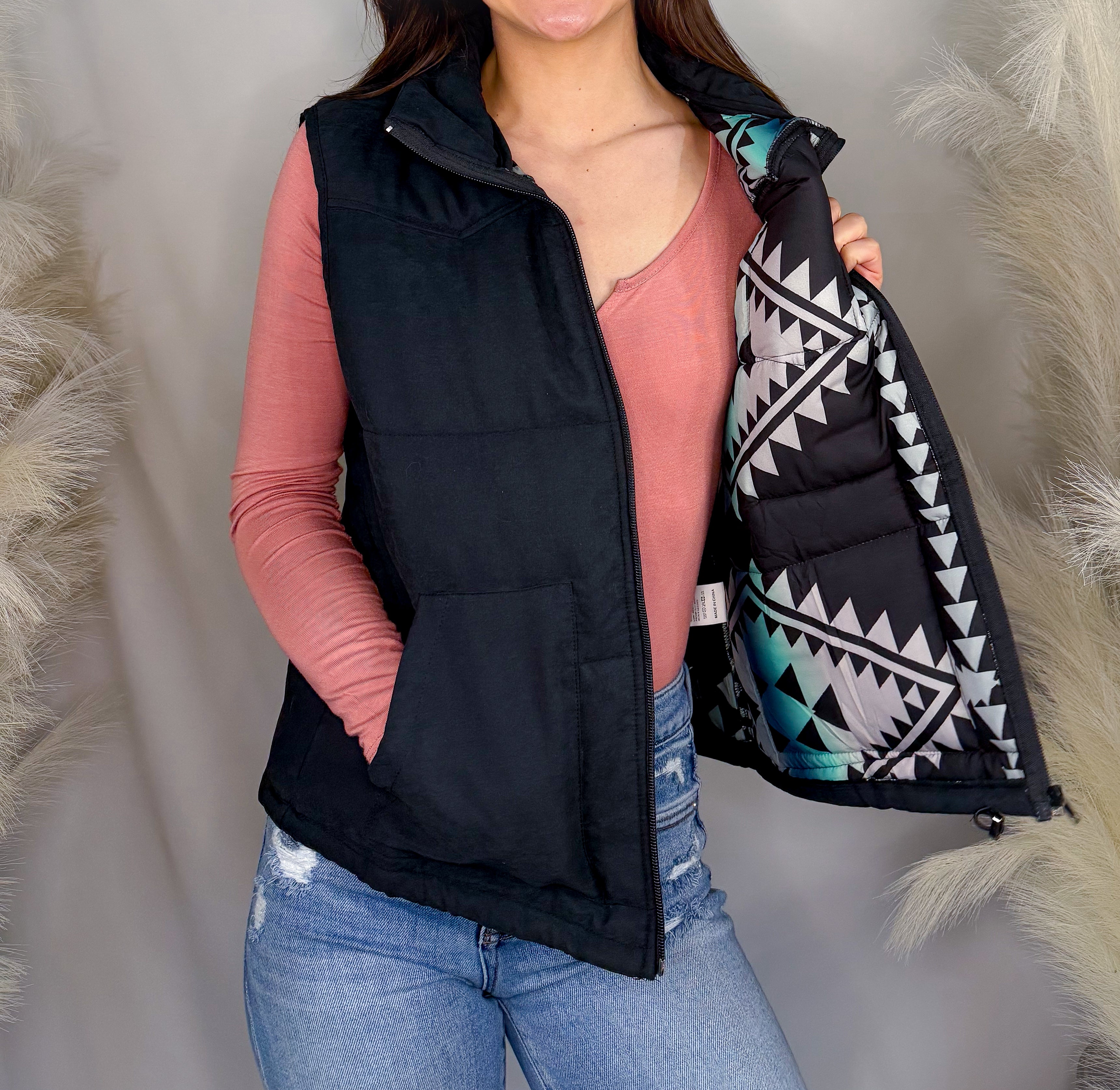 Boot Stitch Puffer Vest