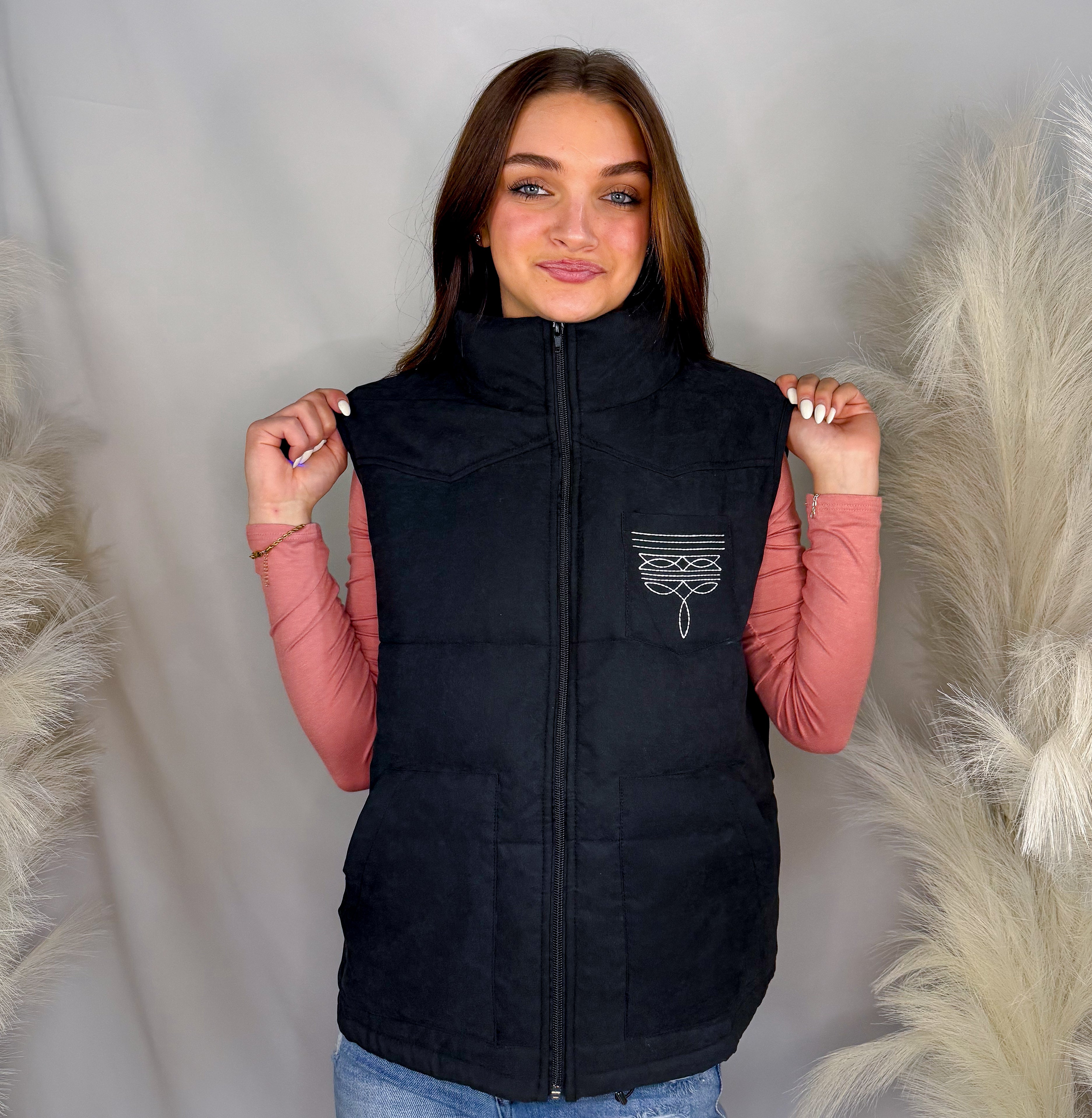 Boot Stitch Puffer Vest
